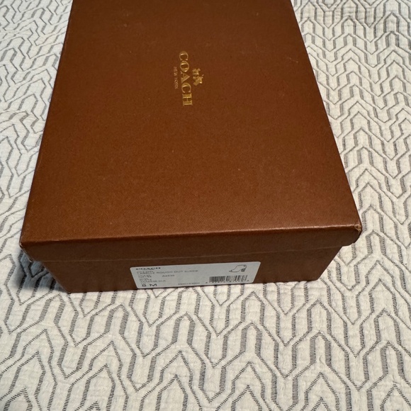 Coach Suede Peep Toe Bootie/Shoe - Picture 3 of 7